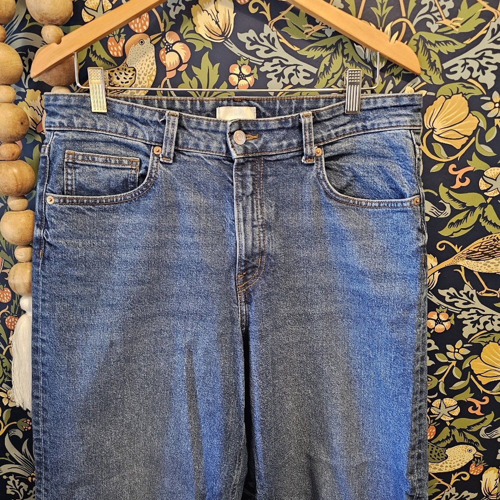 H&M Classic Cropped Wide Leg Chino Jeans - Picture 3 of 5